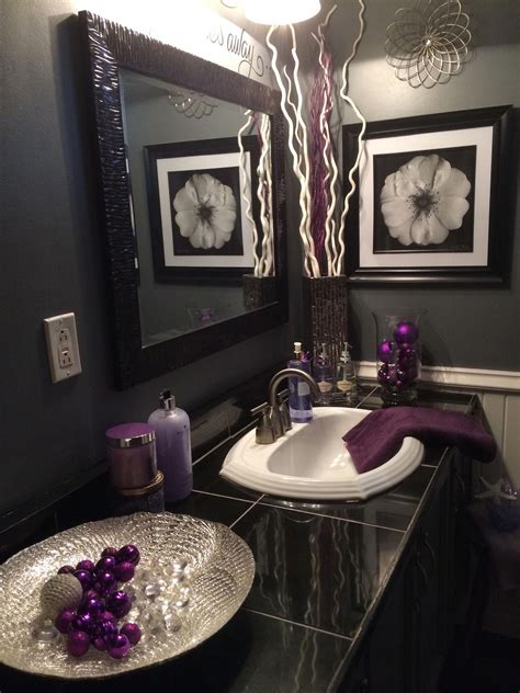 black and grey bathroom set